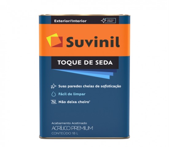 Suvinil acrílico acetinado Toque de Seda