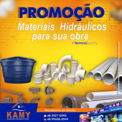 PROMOÇÃO - Materiais Hidráulicos para sua obra