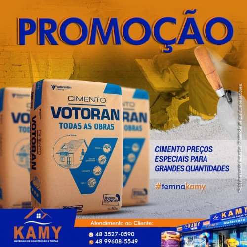 Promoção de cimento